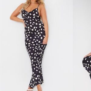 PrettyLittleThing Black and White yellow leopard print
